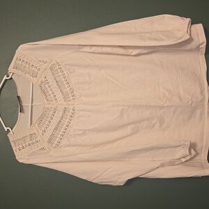 Lane Bryant Ivory Lace Women's Top